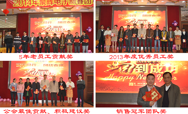 聚晖电子2013年度表彰大会